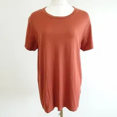 #snc  マーガレット ハウエル MargaretHowell Tシャツ M 赤茶 半袖 イギリス製 レディース [691727]のサムネイル