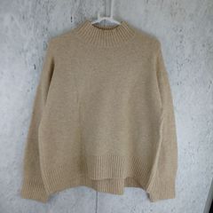 UNIQLO ユニクロ レディース ニットセーター ベージュ Mサイズ ハイネックセーター ◇〇