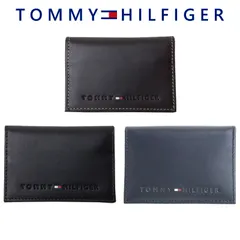 トミーヒルフィガー TOMMY HILFIGER 名刺入れ カードケース レザー ロゴ メンズ 31tl20x014 BOX付のサムネイル
