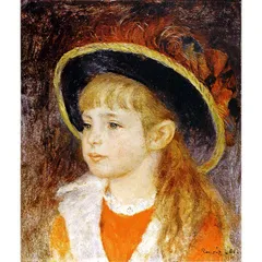 ルノアールの花束を持つ少女 Yahoo!オークション - ルノワール『花を持つ少女』 ルノアール