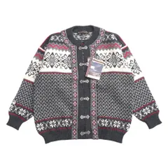 ■美品■nordstrikk ノルドストリック カーディガン サイズM チロリアン ニット ノルディック 総柄 ウール【おすすめ】 ブランド古着【中古】20250619/RA5220