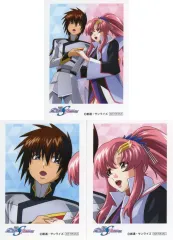 【中古】キャラカード キラ・ヤマト＆ラクス・クライン キャラクターデザイン平井久司描きおろしイラスト使用 ビジュアルカード3枚セット 「Blu-ray 機動戦士ガンダムSEED FREEDOM 特装限定版」 アニメイト購入特典