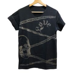 lucien pellat-finet ルシアンペラフィネ Skull Rope Crewneck T-Shirt Black スカル ロープ クルーネック Tシャツ ブラック