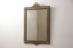 ★事前問合せ必須★ マリネール Mariner ウォールミラー 中古 美品 スペイン家具 豪華 装飾 エレガント 壁掛け鏡 リペア+発送まで3週間前後 R-066523