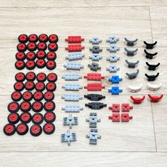 LEGO レゴ 乗り物系 中古 パーツ タイヤ ホイールホルダー カーマッドガード ホイール 大量 ばら売り 部品取り LY-240627-21