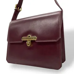 希少 OLD GUCCI グッチ レディロック レザー 本革 ショルダーバッグ GUCCI レディロックレザーショルダーバッグ | Hedy