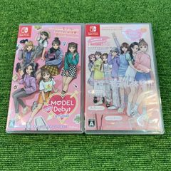 D0594【送料無料】任天堂スイッチ/Nintendo switch モデルデビュー二コラ/モデルデビュー2二コラ ソフト２本セット