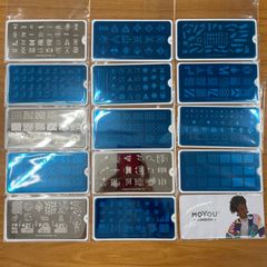 【中古美品】 moyou london スタンピングネイル プレート 15枚セット 平塚店-1A
