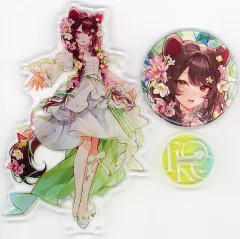 【中古】グッズセット 戌亥とこ アクリルスタンド＆缶バッジセット 「バーチャルYouTuber にじさんじ Nornis 2nd Anniversary」