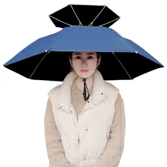 新品 ZEWZE かぶる傘 ハンズフリー レジャーハット 帽子型 日傘 かさ 折りたたみ 釣り小雨 梅雨 熱中症対策 日焼け防止 日よけ 雨具 農作業 スポーツ観戦 暑さ対策 アウトドア ひがさ ガーデニング レディース メンズ