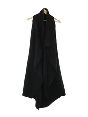 Rick Owens リックオウエンス 10AW シルクカシミヤロングニットジレベスト ブラックのサムネイル