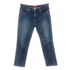 【中古】レッドカード RED CARD BEAMS別注 ストレッチ コットンナイロン デニムパンツ ネイビー【サイズ34】【メンズ】