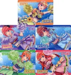 【中古】紙製品 全5種セット ブラインドコレクションシート 「きゃらっとくじ 映画 五等分の花嫁～FIVE Cheerleader～」 P賞