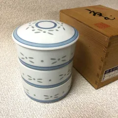 有田焼　３段重ね小鉢　ホタル