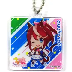 【中古】雑貨 トウカイテイオー オリジナルアクリルキーホルダー 「ウマ娘 プリティーダービー 1周年キャンペーン×ファミリーマート」 対象商品購入特典