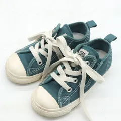 コンバース スニーカー チャイルド オールスター 3SC754 シューズ 子供 靴 キッズ 男の子用 16cmサイズ グリーン CONVERSE 【中古】