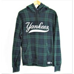 Polo Ralph Lauren ラルフローレン New York Yankees Hoodie チェック フーディ SIZE:M メンズ 衣類 □UF3647