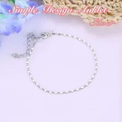 特価 シンプル アンクレット メンズ＆レディース ファッション キラキラ ゴールド シルバー