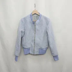 ◇ ⊇ DouDou ドゥドゥ 長袖 ブルゾン サイズF ブルー系 レディース E  【1503050028554】のサムネイル