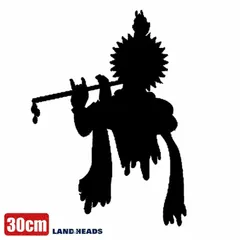 車 ステッカー 30cm 神様 釈迦 神々しい 仏陀 給油口 おもしろ バイク かっこいい カー用品 かわいい シール おしゃれ 転写式 黒 送料無料 st2042-30