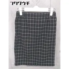 ◇ JOURNAL STANDARD relume レリューム ウエストゴム チェック ミニ タイト スカート サイズS ブラック レディース 【中古】 【1104280000824】