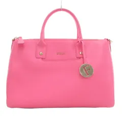 フルラ FURLA リンダ ハンドバッグ ショルダー 2WAY 本革 レザー ピンク /UO ■GY18