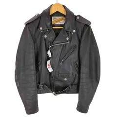 ショット Schott 80s バイカータグ USA製 618 ダブルライダースジャケット メンズ US：36 