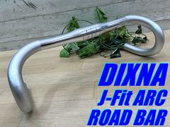 テルスポ イチ推し!! 良品!! DIXNA J-Fit ARC Wavy drop 31.8×380mm 273g ディズナ ジェイフィット アーク コンパクト アルミドロップハンドル ロード ミニベロ クロス ピスト MTB 同梱発送可 !! M-1458