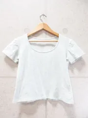 MARY QUANT マリークワント Tシャツ カットソー 半袖 花柄 グリーン系 Mサイズ