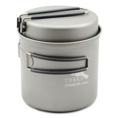 TOAKS　正規代理店　アウトドア　軽量化　チタンパンと1100mlチタンポットのセット　CKW-1100