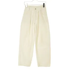 縲森-GIRL縲?05201031004 WIDE TAPERED PANTS 繝ｯ繧､繝峨ユ繝ｼ繝代?繝峨ョ繝九Β繝代Φ繝