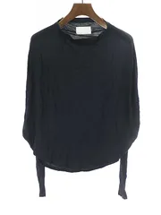 Maison Martin Margiela メゾン マルタン マルジェラ 2009SS Circle Knit サークル レーヨンニットトップス ブラック Sのサムネイル