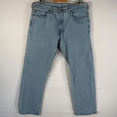 古着 リーバイス Levi's デニムパンツ 505 ブルーデニム ジーンズ ジーパン ストレート 大きいサイズ w36 L30 アイスブルー メンズ