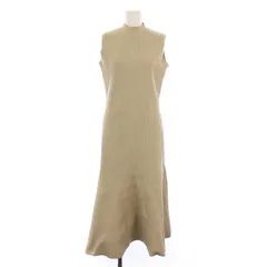 アンクレイブ uncrave 23SS サスティナブルUVマーメイドニットワンピース ロング ハイネック ノースリーブ 1 ベージュ OPUVSM0500 /BM