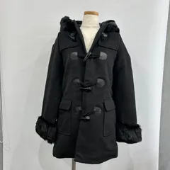 EGOIST エゴイスト　ダッフルコート　ブラック　ファー付き　松山朝生田店