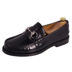 未使用 グッチ GUCCI ローファー モカシン ホースビット レザー シューズ