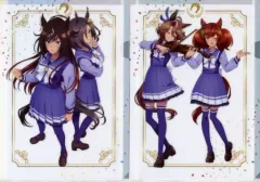 【中古】クリアファイル 集合/制服 A4クリアファイルセット(2枚組) 「一番くじ TVアニメ『ウマ娘 プリティーダービー Season 3』」 G賞