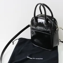 コムデギャルソン COMME des GARCONS KZ-K-262 青山店限定 パテントレザー 2WAY ミニハンドバッグ/ブラック【2400013510790】のサムネイル