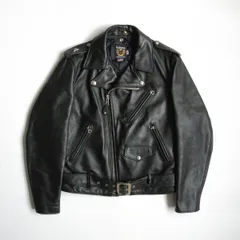 良品★schott ショット シングル ライダース ジャケット 38 ブラック Schott N.Y.C 革ジャン ライダース SCHOTT-70S SINGLE RIDERS