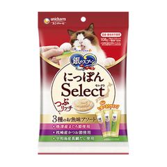 銀のスプーン 三ツ星グルメ にっぽんSelect つぶリッチ 3種のお魚味アソート 108g×1個 猫