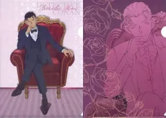 【中古】クリアファイル 赤井秀一 A4クリアファイルセット(2枚セット) 「セガラッキーくじ 名探偵コナン Red Party Collection」 L賞