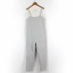 スティーブンアラン Steven Alan 25SS コットン アサ デニム オールインワン サロペット 麻 リネン S ライトグレー 今季新作 美品 8226-299-0663のサムネイル