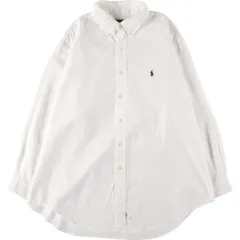 古着 ラルフローレン Ralph Lauren CUSTOM FIT 長袖 ボタンダウンシャツ 17 1/2 メンズXL相当/eaa533562
