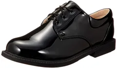 [ミコプエラ] 子供 靴 フォーマル シューズ エナメル オックスフォード 男の子 ジュニア キッズ 履きやすい 紐靴 フラット 入学式 卒業式 結婚式 発表会 七五三 (22.5cm) [ブラック] [22.5 cm]
