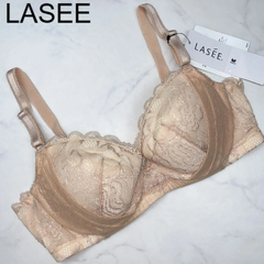 【新品タグ付き】Wacoal　ワコール　LASEE　ラゼ　ブラジャー　B80　ランジェリー　下着ㅤCB　レース　刺繍　花　華やか　シンプル　プレゼント　ギフト