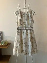 レストローズ フラワー ノースリーブ ワンピース