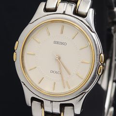 美品・箱付き】SEIKO セイコー DOLCE ドルチェ 5E31-6010 - メルカリ