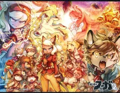 【中古】キャンバスボード・キャンバスアート [単品] 集合 キャンバスアート 「Switchソフト 戦場のフーガ1・2・3 トリロジーボックス WonderGOO限定セット」 同梱特典