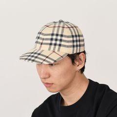 BURBERRY バーバリー 帽子 キャップ 8073370 チェックコットン
