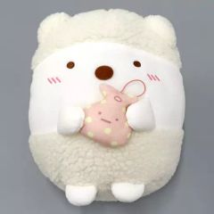 [중고] 봉제 장난감 시로 쿠마 버스 타임 봉제 장난감 [이치 반 쿠지 스미코 글래시 ~ 반짝반짝 목욕 시간 ~] A 상